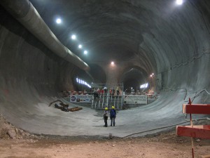 Schneller ins Tessin Gotthard Tunnel