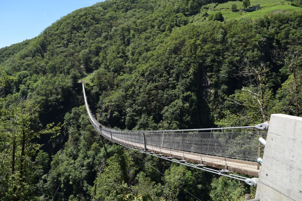 Ponte Tibetano im Tessin (Bild: Tessin Tourismus, CC BY-ND 3.0)